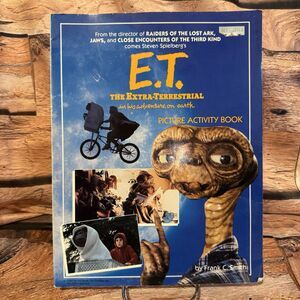 Vtg 1982 ET Extra-Terrestrial Picture Activity Coloring Book Steven Spielberg